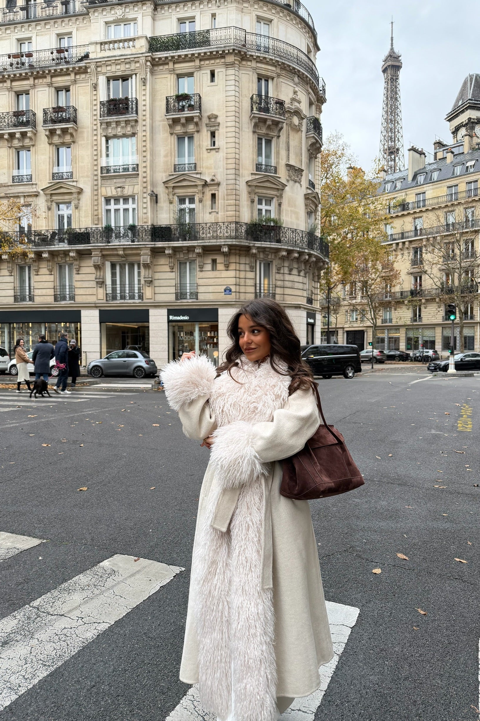 Manteau Laine Blanc - AFGHAN