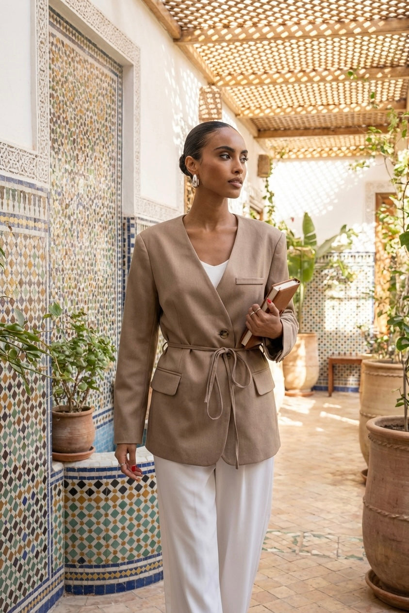 Blazer Camel - AMBRE