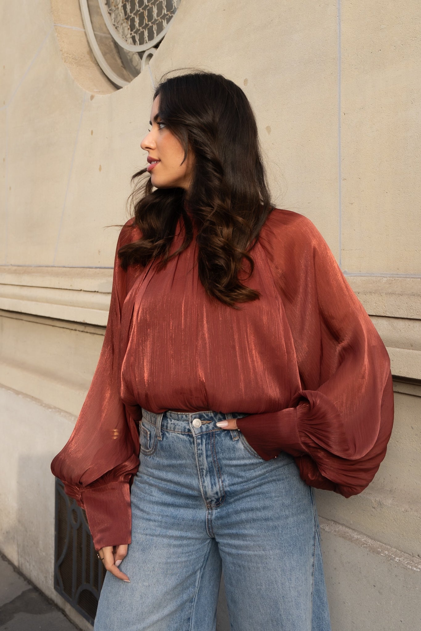 Blouse Terracota - CHAMS