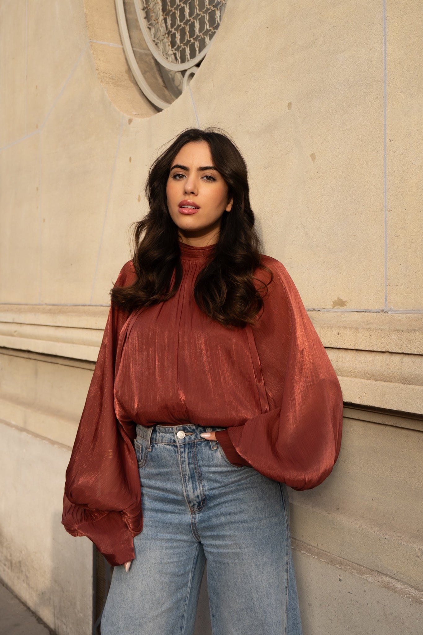 Blouse Terracota - CHAMS