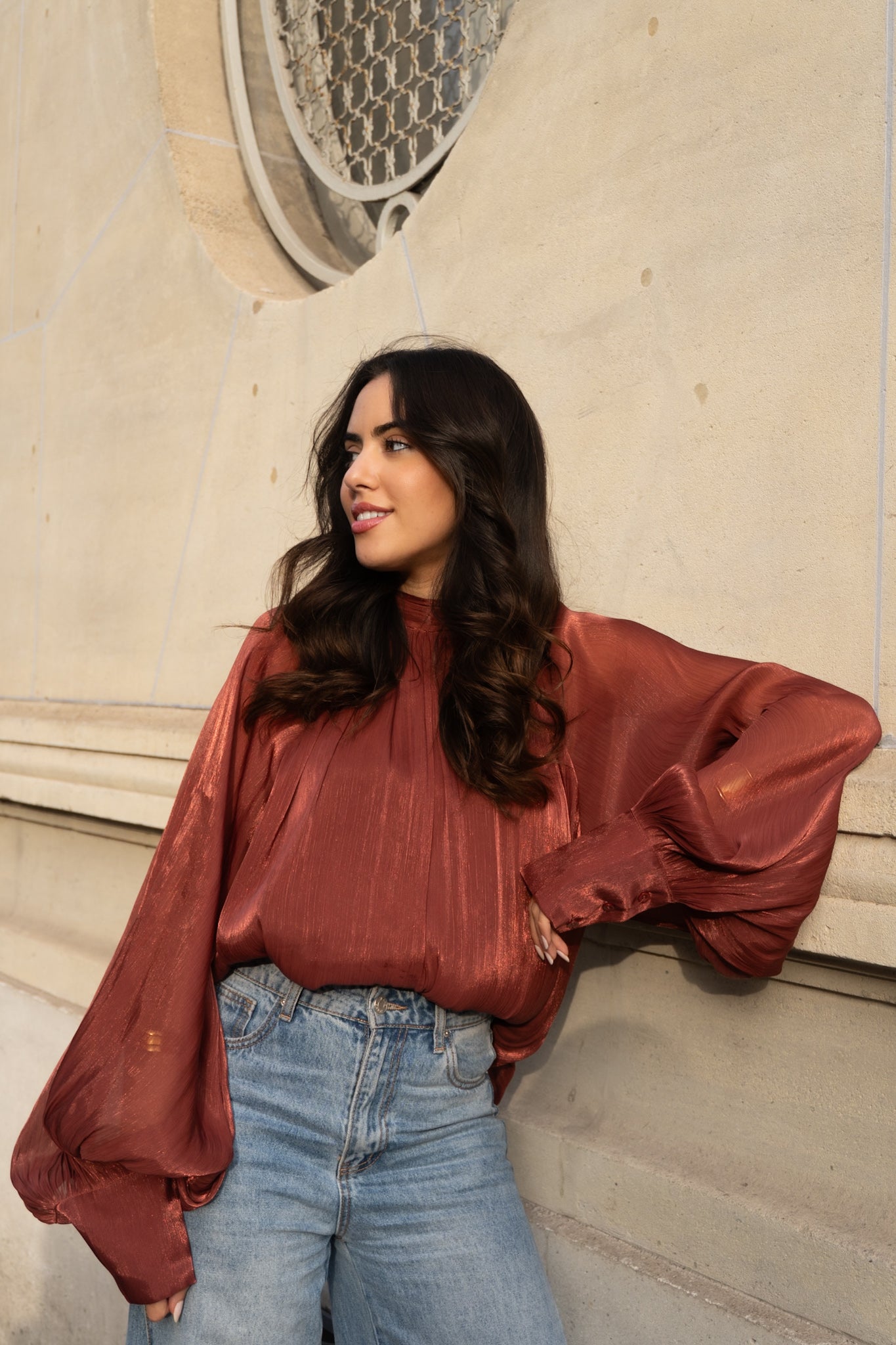 Blouse Terracota - CHAMS