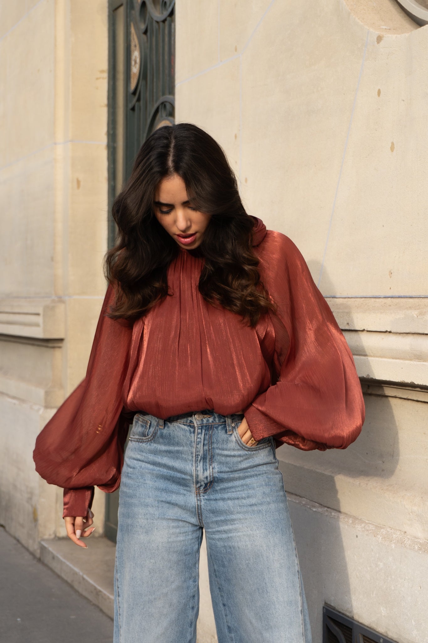 Blouse Terracota - CHAMS