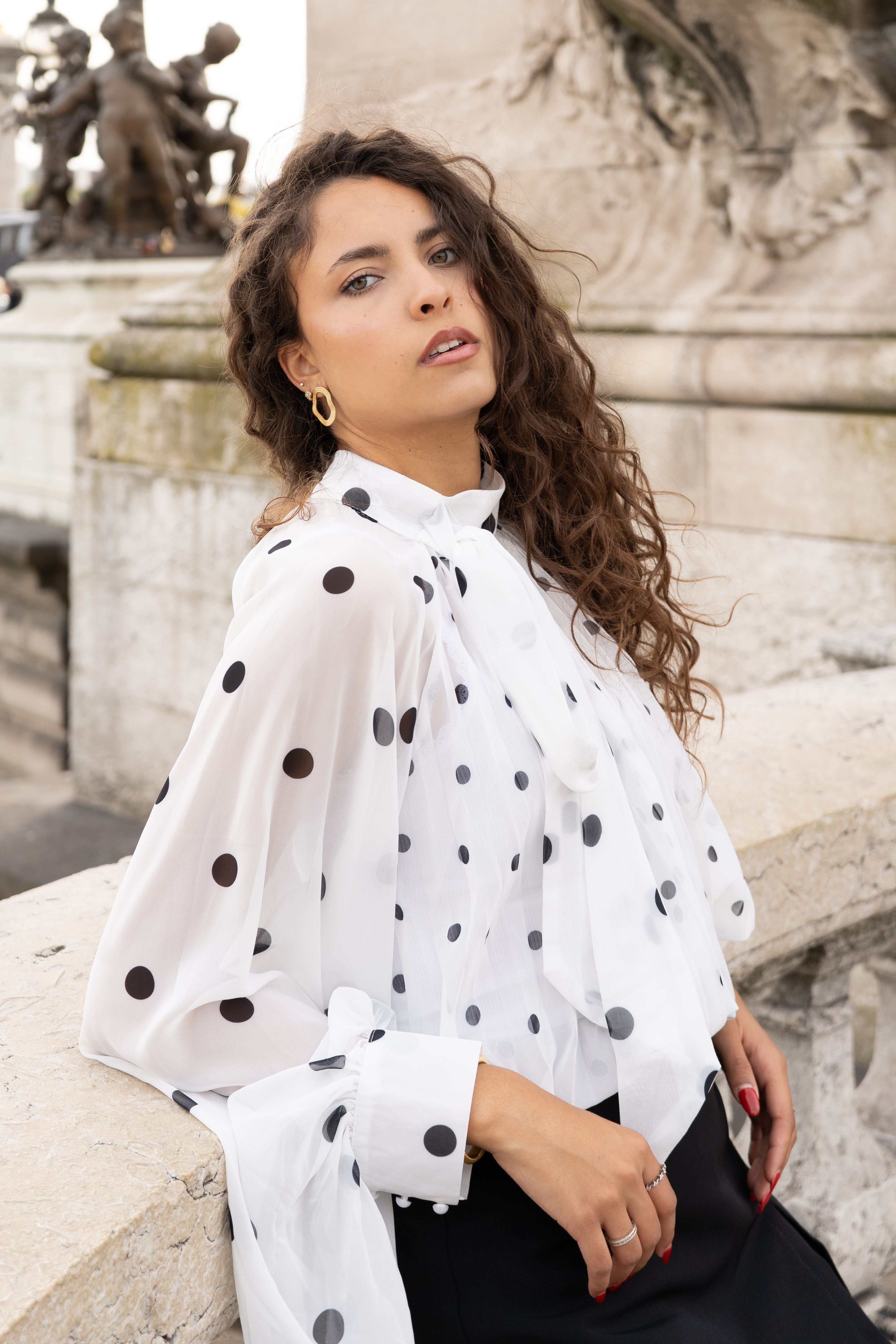 Blouse à pois - SELINE
