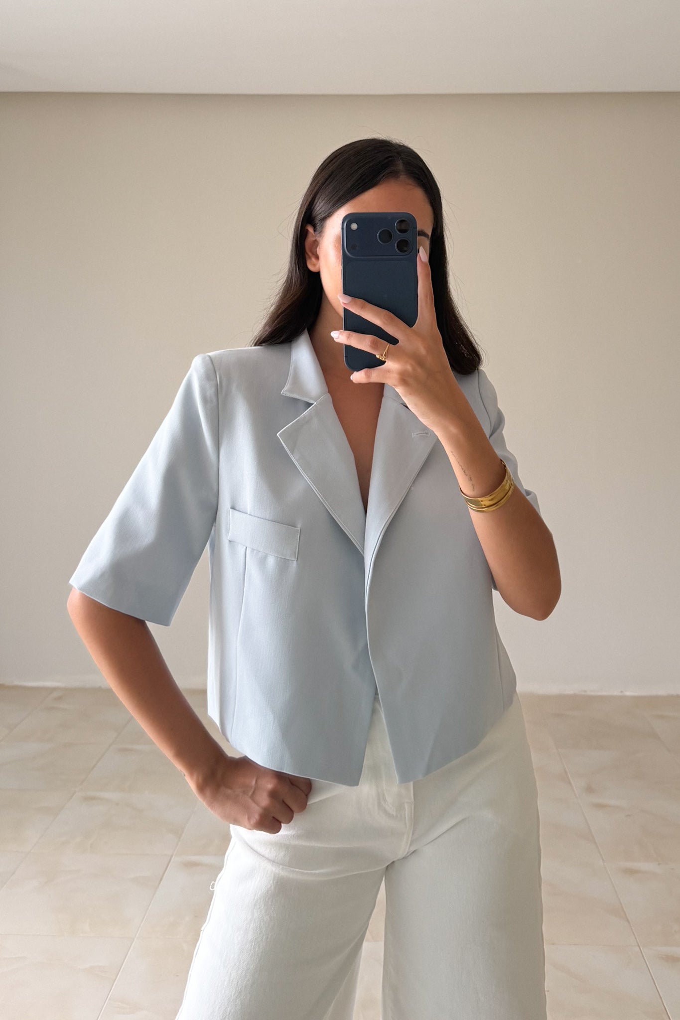 Blazer Bleu ciel CANDY