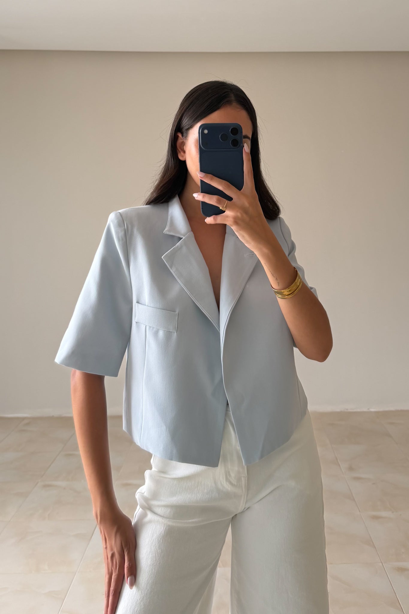 Blazer Bleu ciel CANDY