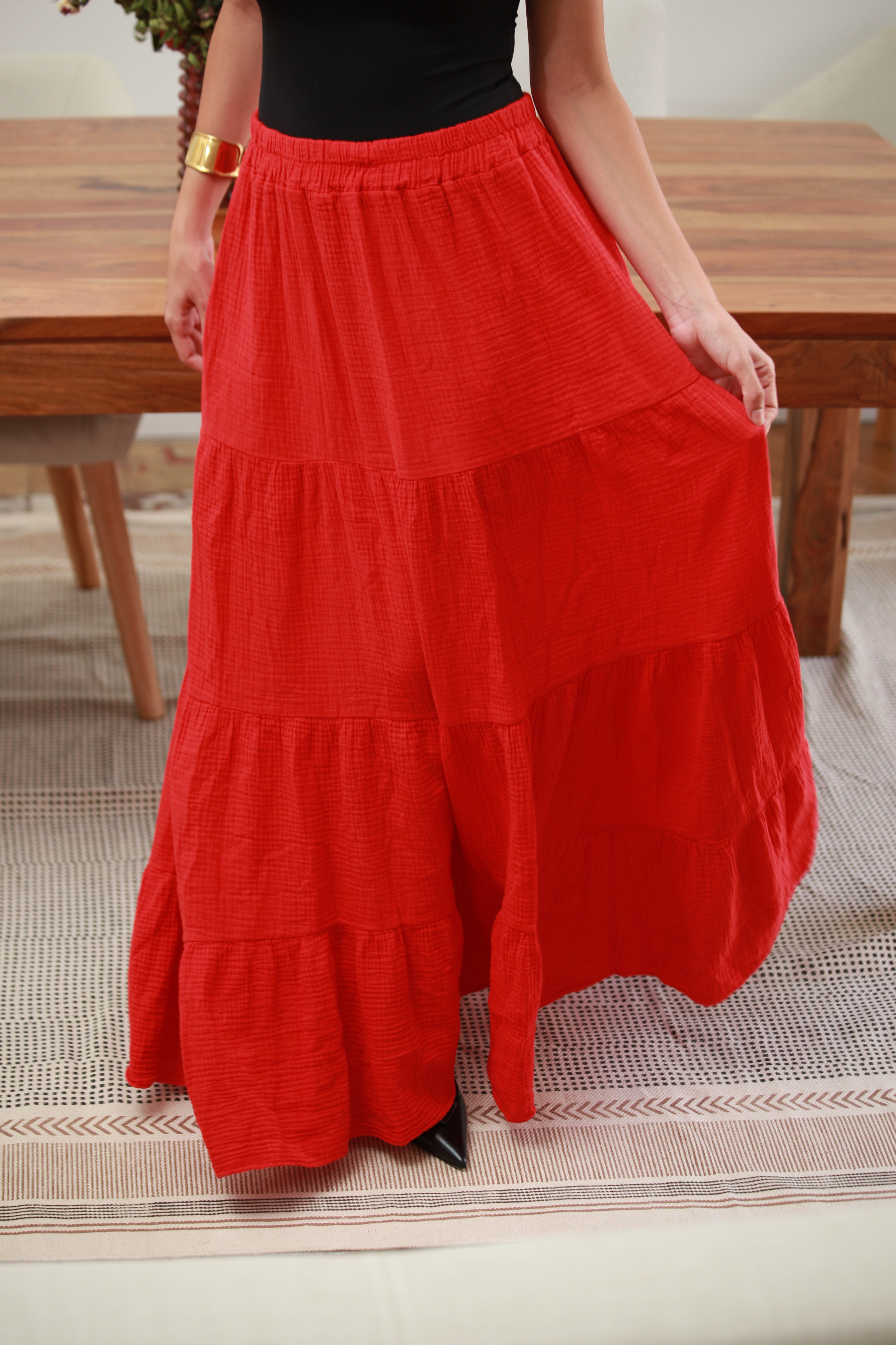 Jupe Rouge - SANGRIA