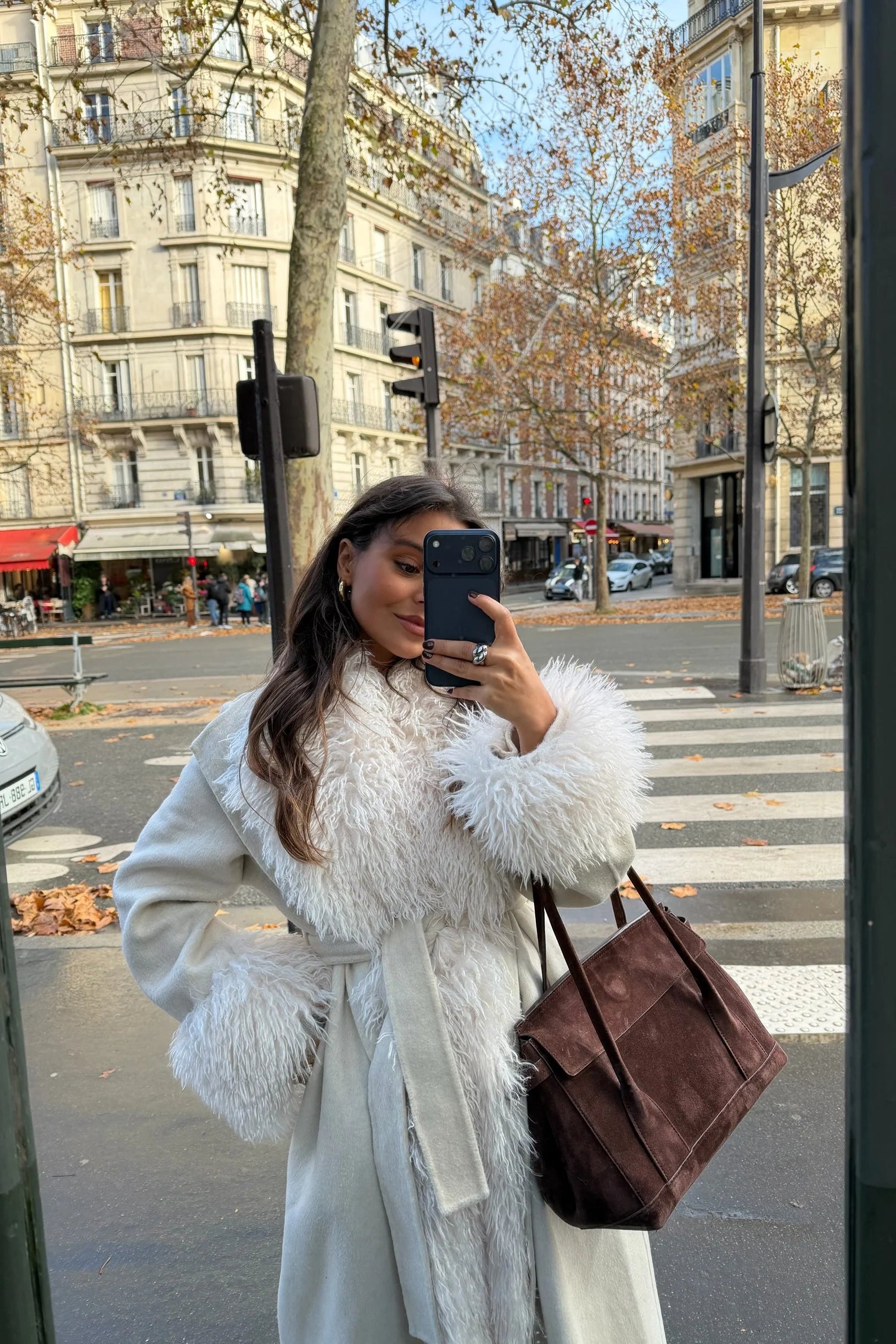 Manteau Laine Blanc - AFGHAN