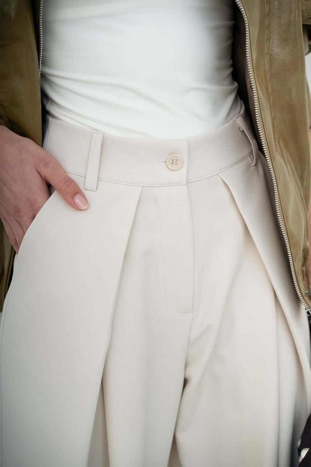 Pantalon Ecru - KENZA