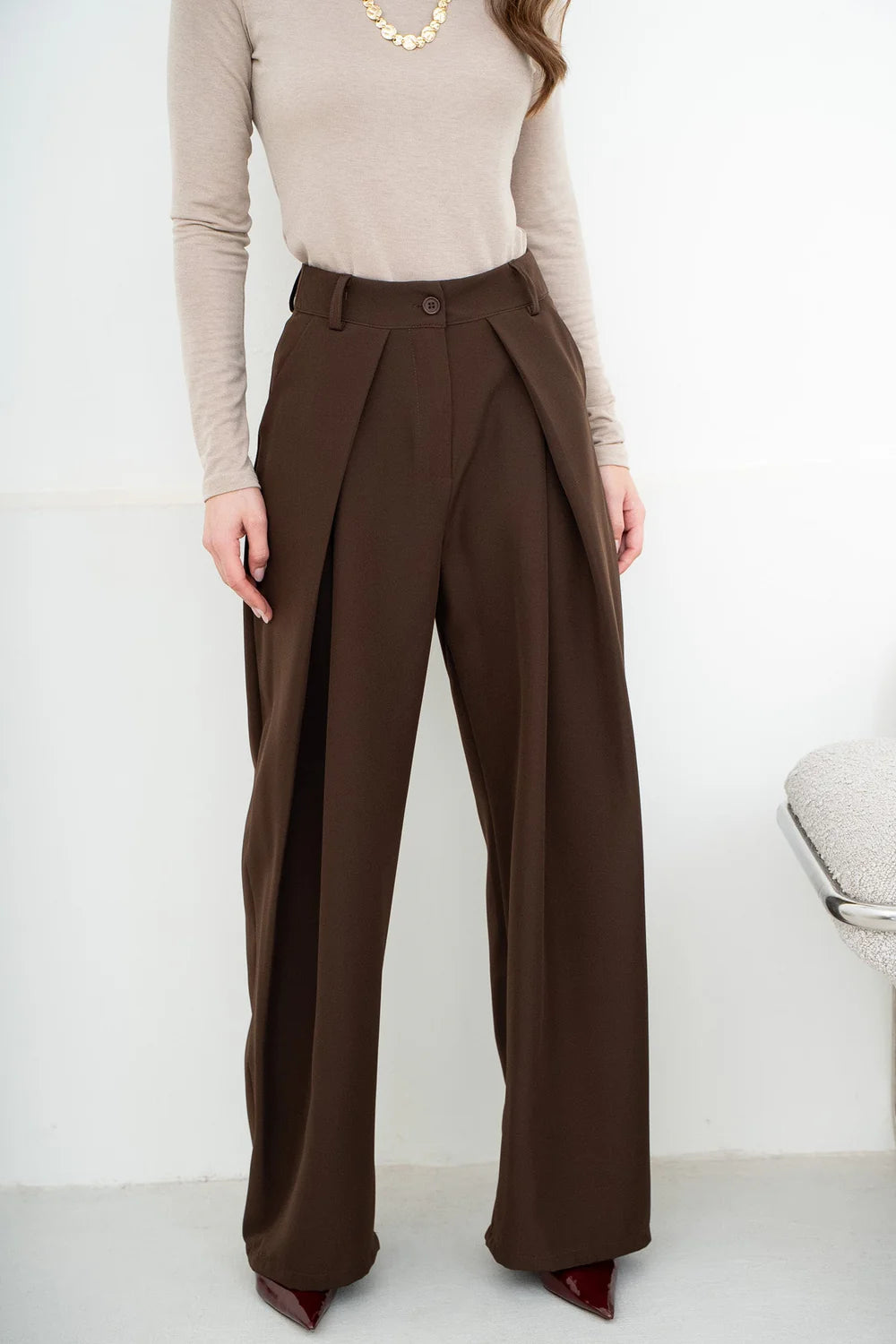 Pantalon Marron - KENZA