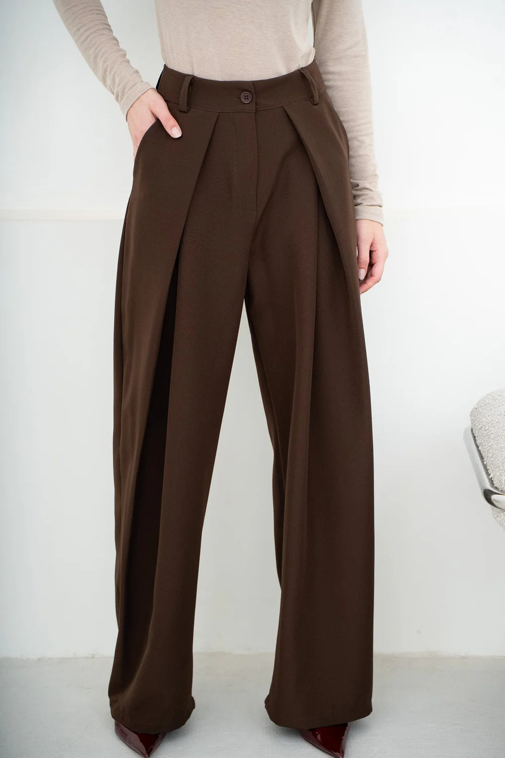 Pantalon Marron - KENZA