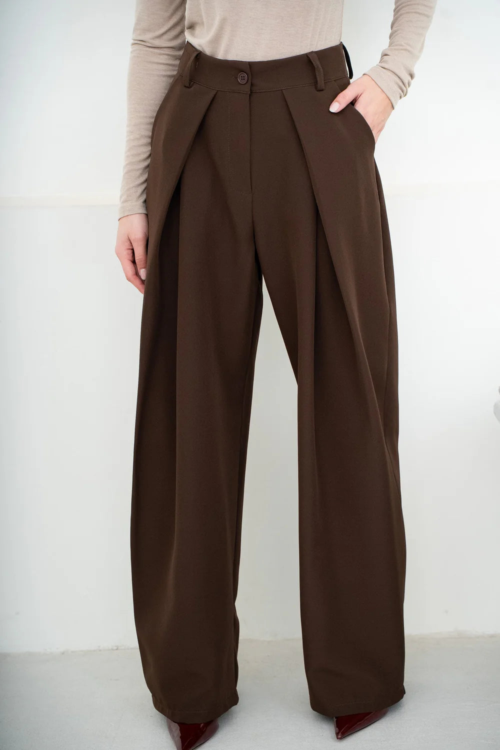 Pantalon Marron - KENZA