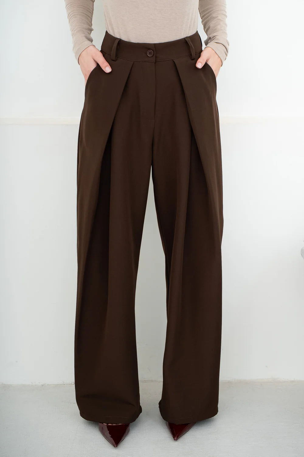 Pantalon Marron - KENZA