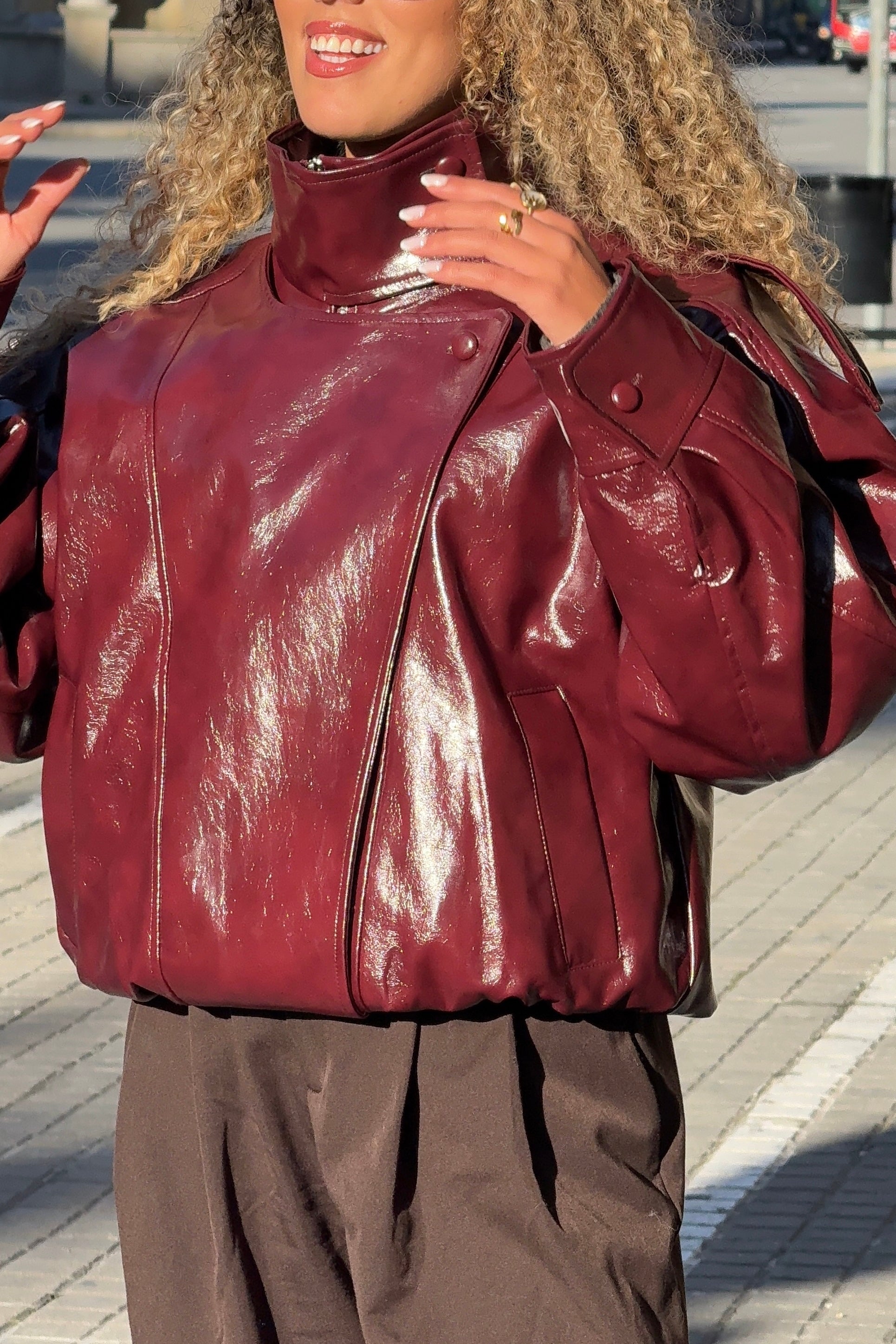 Veste Bordeaux - SAMIA