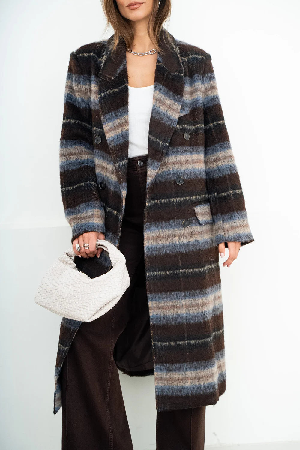 Manteau Rayures - KHADIJA