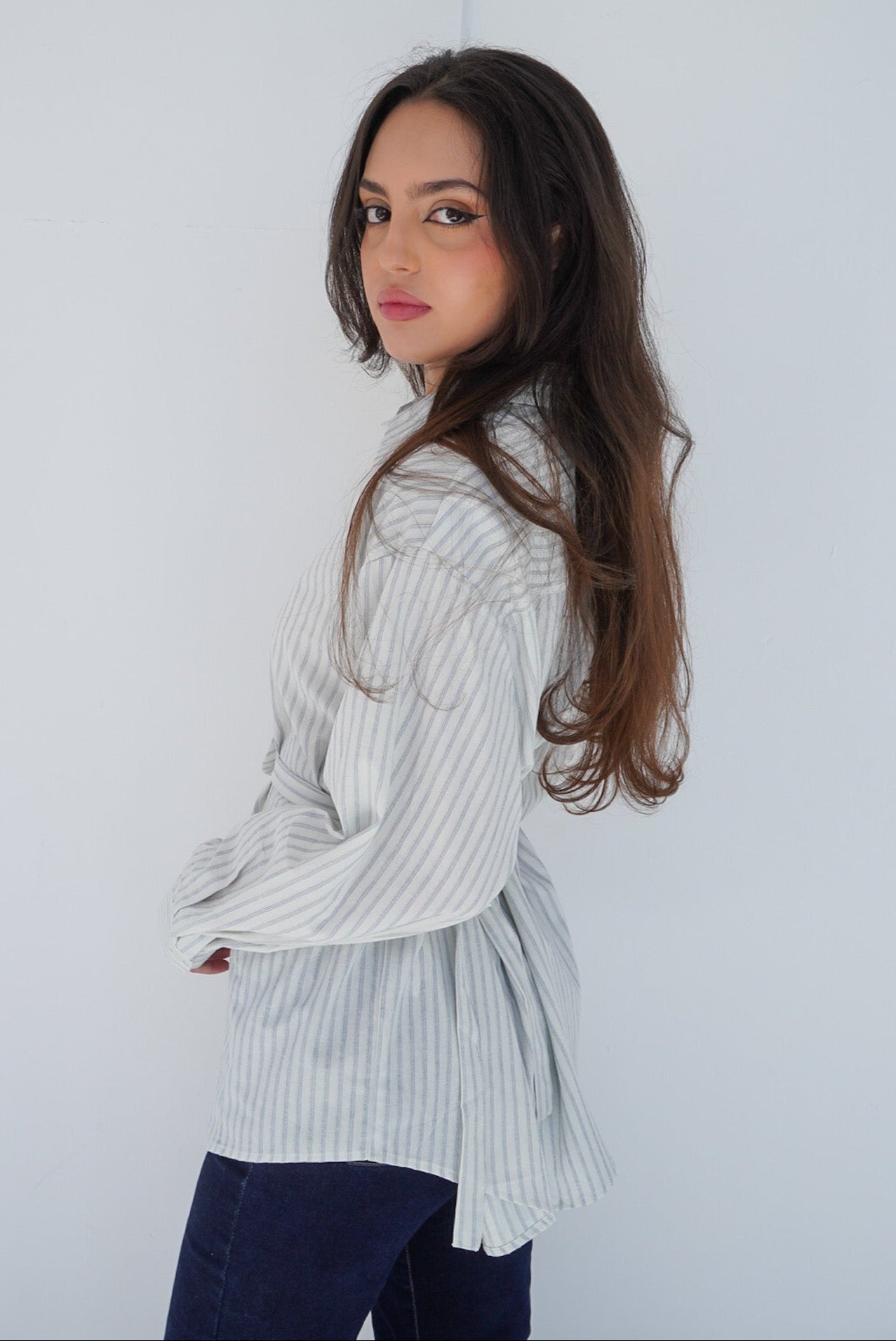 Chemise Rayée Bleu - FLORAY