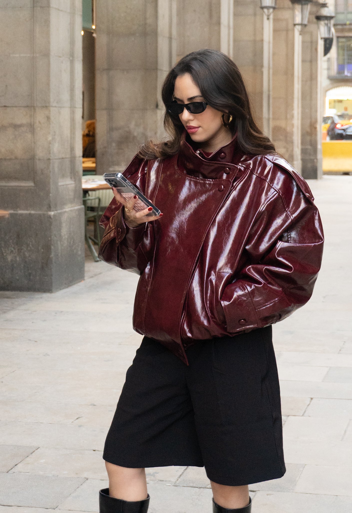 Veste Bordeaux - SAMIA