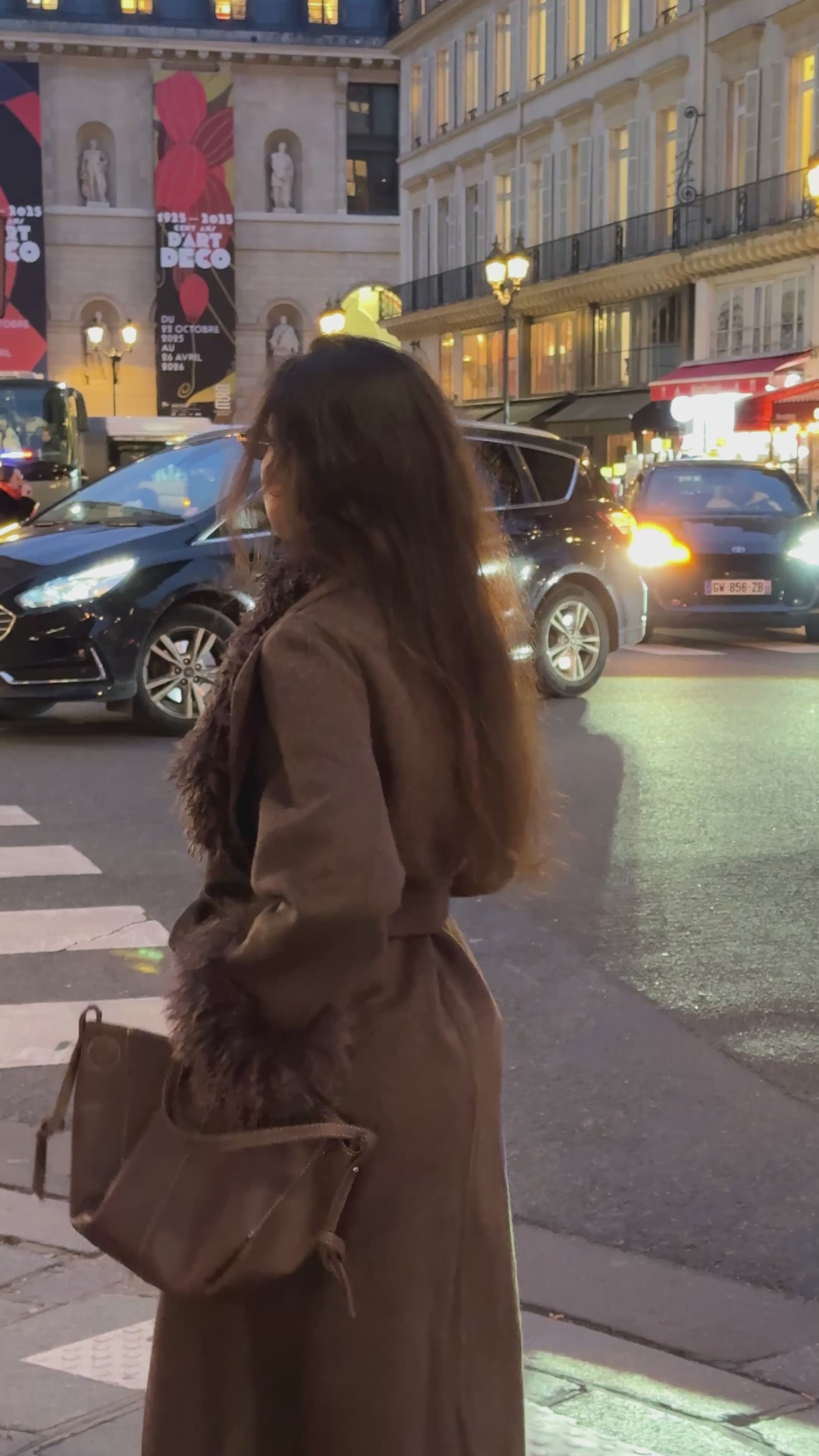 Manteau Laine Marron - AFGHAN